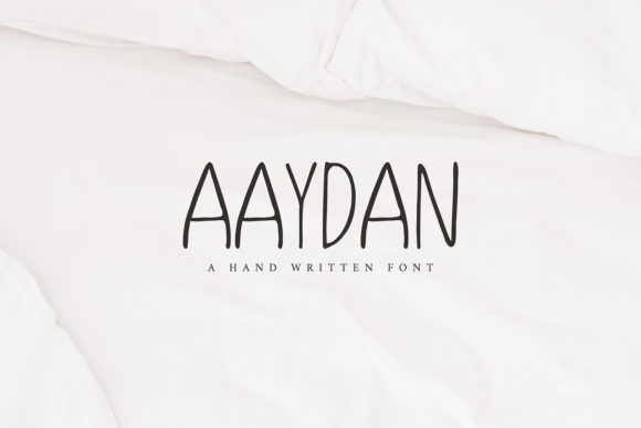 Aaydan: A Handwritten Font for Impactful Campaigns