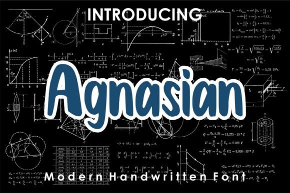 Agnasian: A Sweet Handwritten Font
