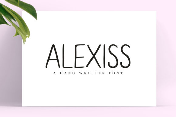 Alexiss: A Font That Speaks Clearly