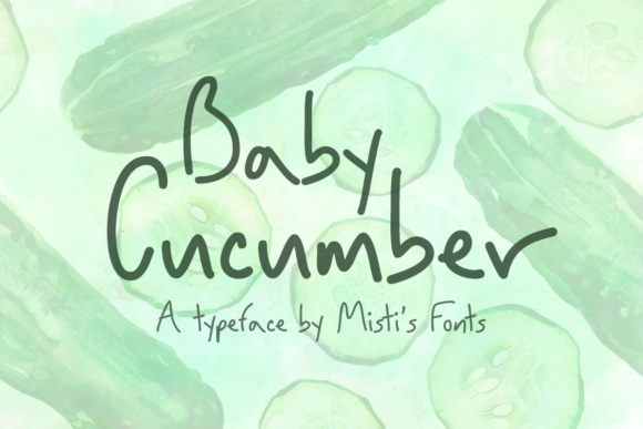 Baby Cucumber Font for Web Design