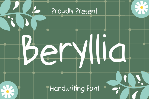 Beryllia: A Cute Handwritten Font