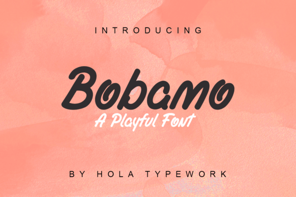 Bobamo: A Handwritten Font for Business