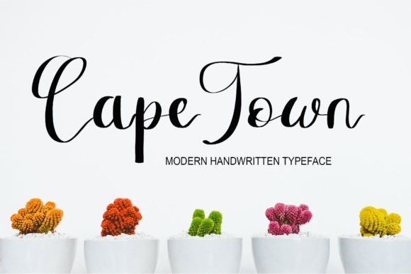 Cape Town Font: Handwritten Charm for Crafts