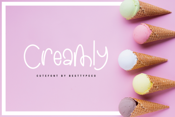 Creamly: A Playful Font for Creative Campaigns