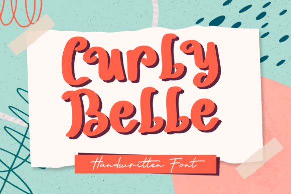 Curly Belle: A Handwritten Font for Creative Expression