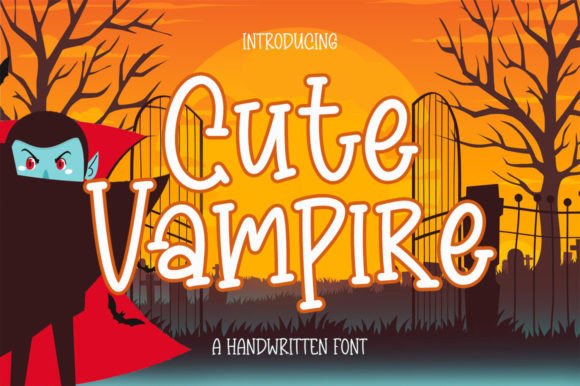 Cute Vampire Font for Creative Marketing