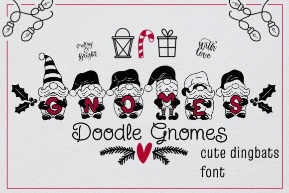 Doodle Gnomes Font for Business