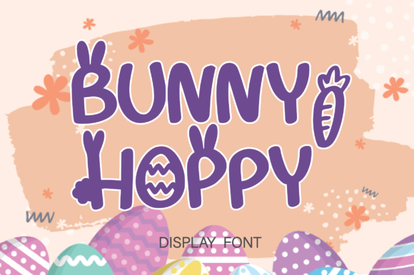Easter Bunny Hoppy Font