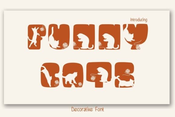 Funny Cats Font: Adorable Design