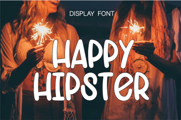 Happy Hipster Font for Creative Publishing