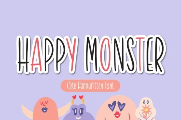 Happy Monster Font for Web Design