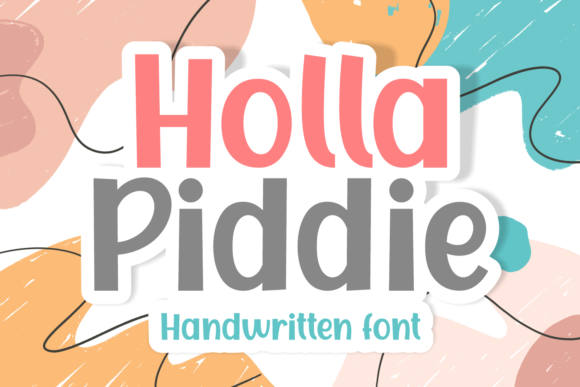 Holla Pidie: A Handwritten Font for Creative Projects