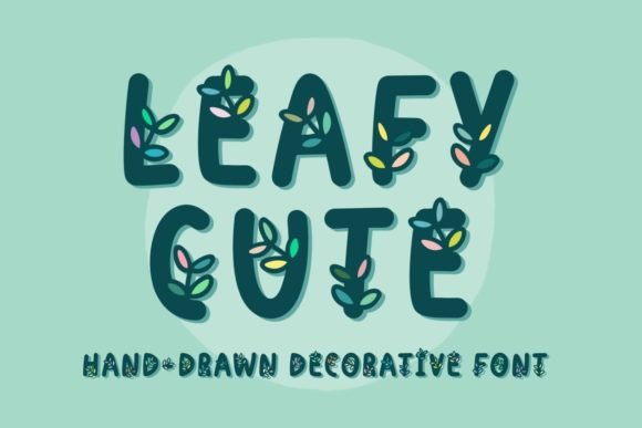 Leafy Cute: A Decorative Font for Web Design