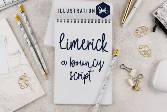 Limerick: A Friendly Handwritten Font