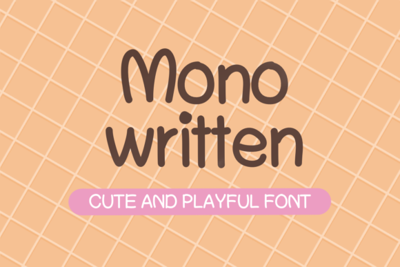 Mono Written Font for Creative Projects