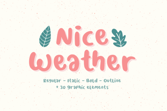 Nice Weather Font for Business