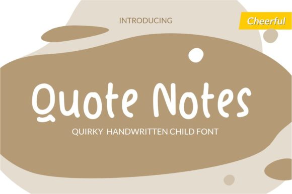 Quote Notes: A Font for Creative Campaigns