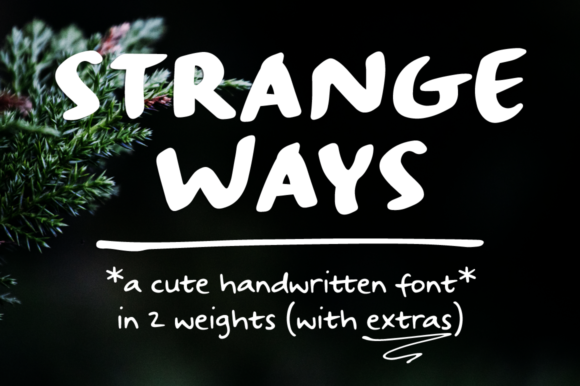 Strangeways: A Cute Handwritten Font for Web Design