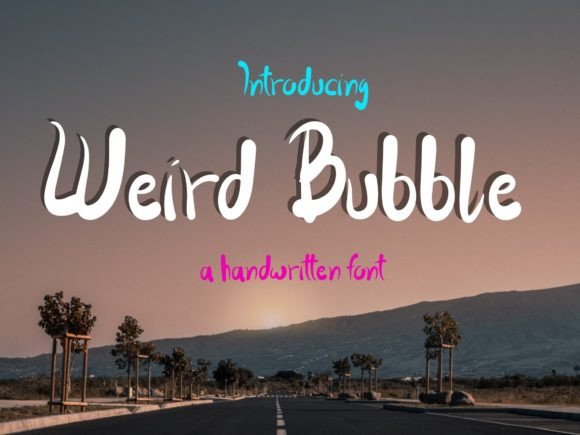 Weird Bubble Font Review